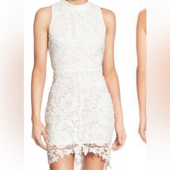 NWT ASTR SAMANTHA DRESS IN WHITE - Picture 3 of 8